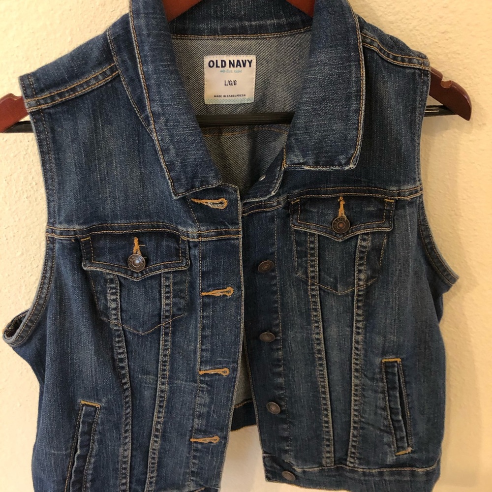 Sleeveless Denim Jacket